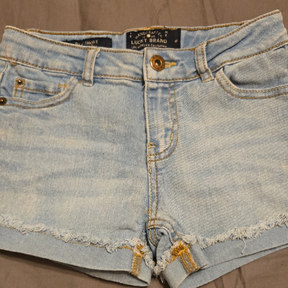 Lucky Brand Light Wash Denim Jean Shorts